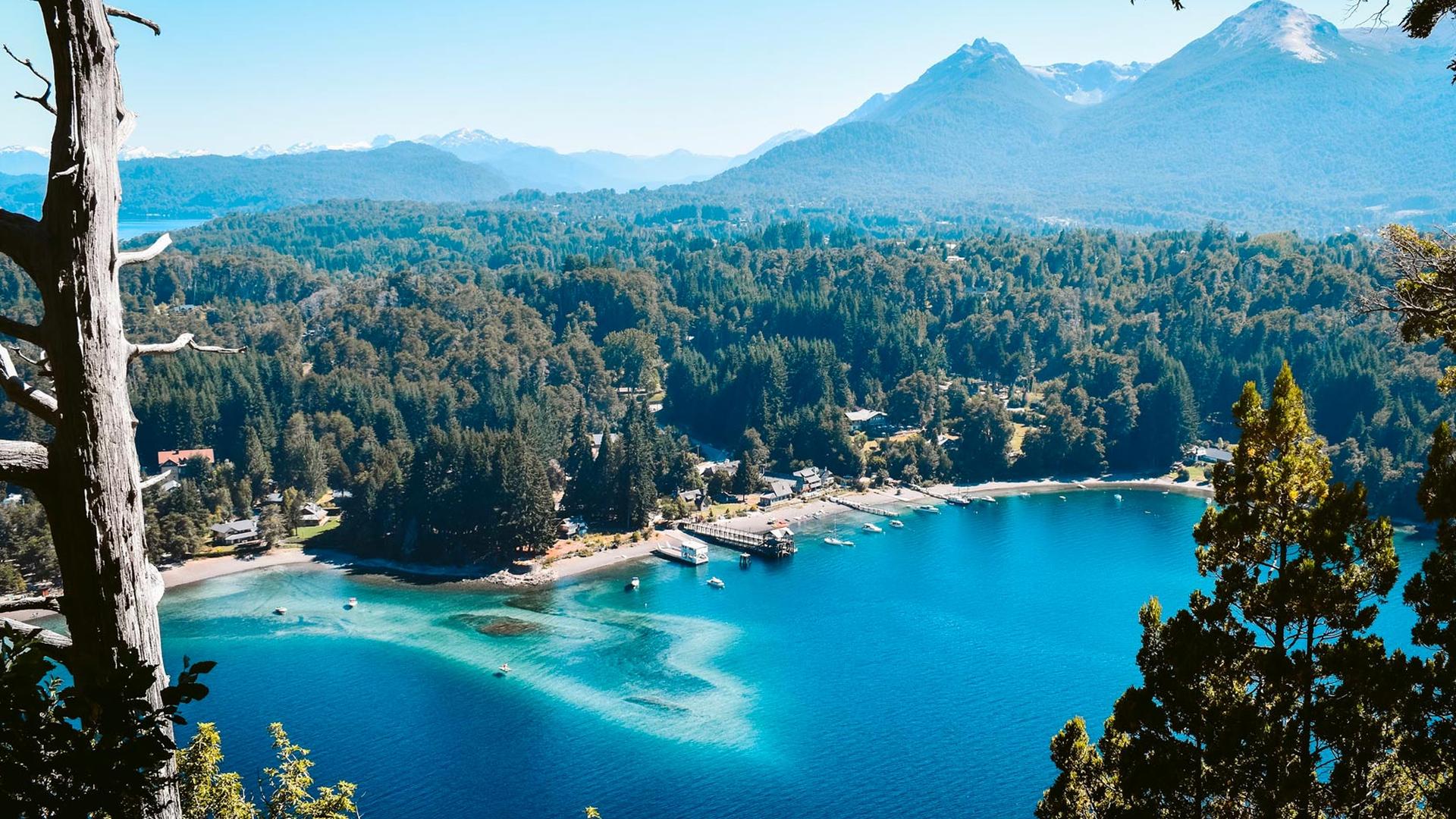 Lago Nahuel Huapi desde el mirador de Villa La Angostura